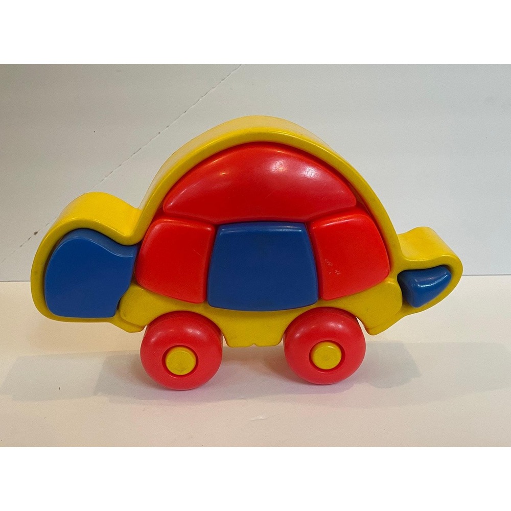 Vintage Amloid Learn N Play Tuffy Turtle Puzzle, Rolls